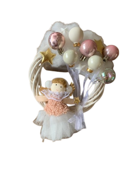 Novogodišnji venčić za vrata Snežna vila