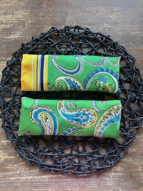 Lavanda jastučić za meditaciju Plavo zeleni kašmir