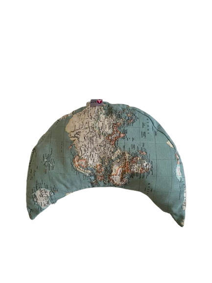 Jastuk za meditaciju u obliku polumeseca Mapa sveta