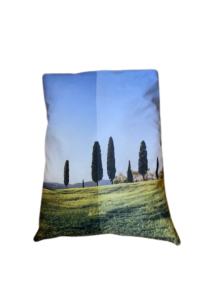 Dekorativni pamučni jastučić Pejzaž u Toskani
