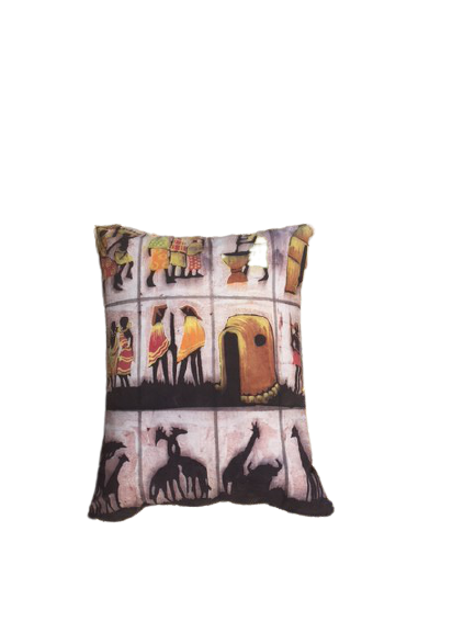 Boho dekorativni jastuk Afričke žene Tinga Tinga