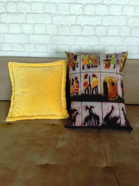 Boho dekorativni jastuk Afričke žene Tinga Tinga