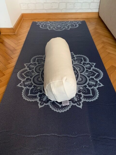 Jastuk za jogu bolster natur bež