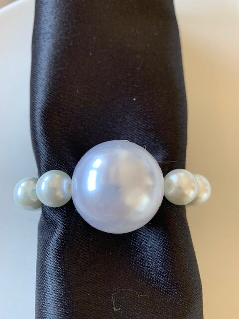 Dekorativni prstenčići za salvete Sedefaste perle