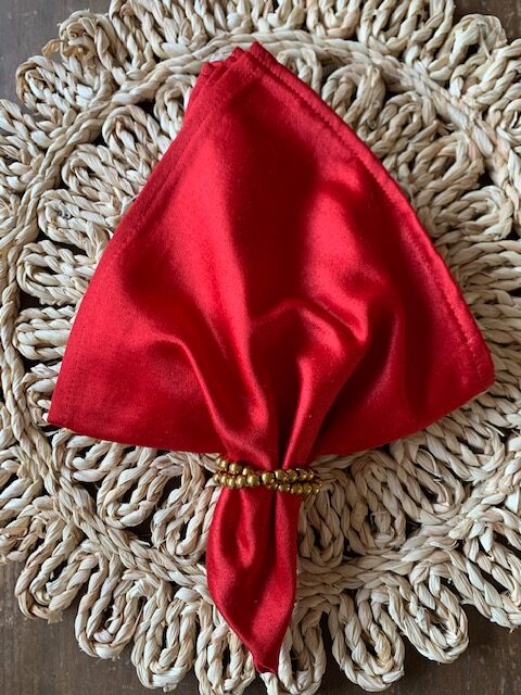 Prsten za salvete Upletene zlatne perle