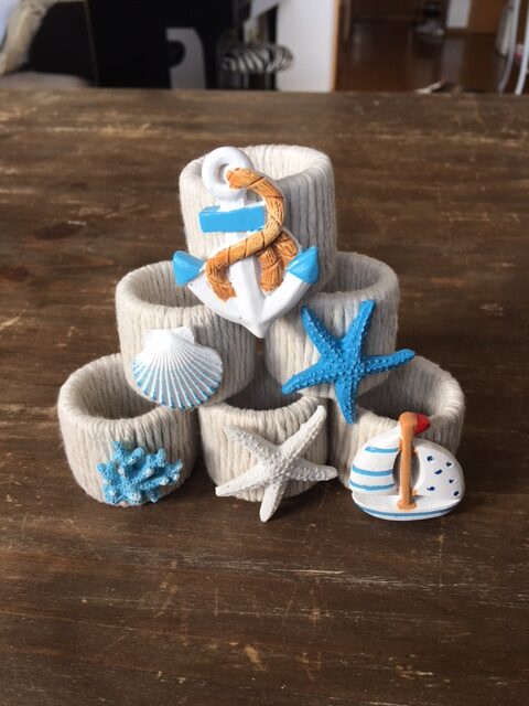 Dekorativni prstenčići za salvete More i leto