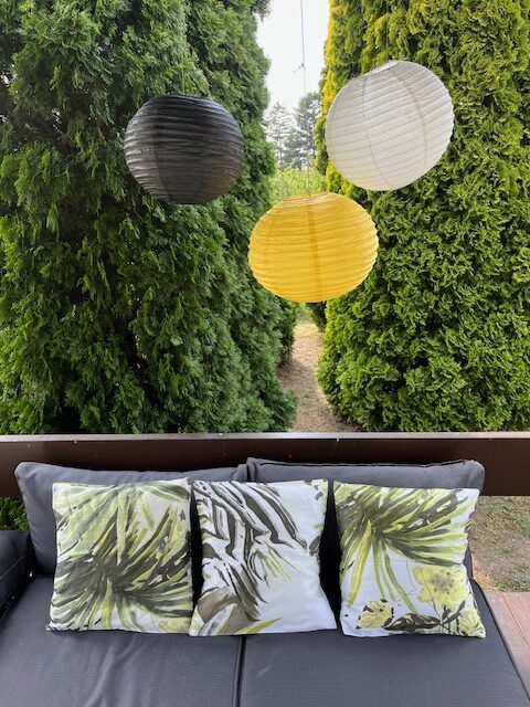 Dekorativni jastučići od pamuka tropske palme