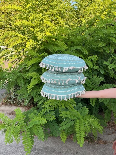 Jastuk za dekoraciju i meditaciju Mint zeleni