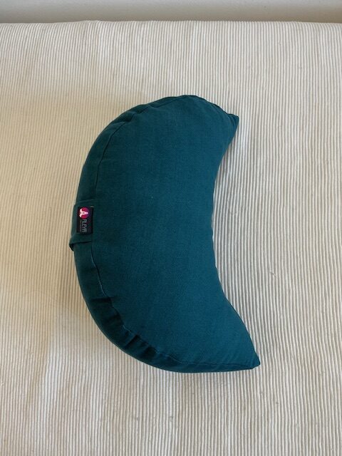 Polumesec joga jastuk za meditaciju Petrolej plavi