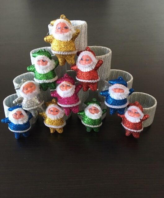 Prstenovi za salvete Glam Deda Mraz