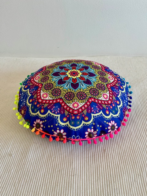 Zafu joga jastuk za meditiranje i dekorisanje Cvetna mandala
