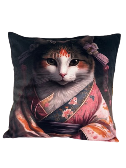 Dekorativni jastuk od pliša Japanska princeza