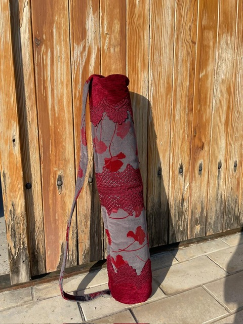 Torba za joga prostirke Ginko list